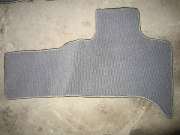 Велюровые коврики в салон Bmw X5 E53 (Бмв Х5 Е53) PREMIUM цвет серый